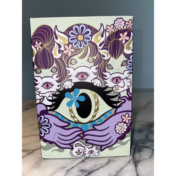 NEW Junko Mizuno Ailurophile Glow Superplastic Janky 8" Vinyl Toy Cat Fish NIB - Picture 5 of 13